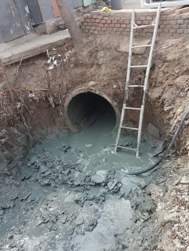 熊口管理区管道清洗