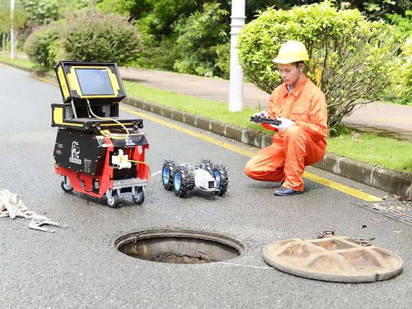 熊口管理区管道机器人检测